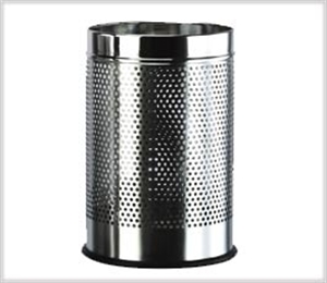 Picture of Office Stainless Steel Trash Bin - China